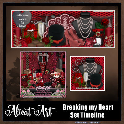 (image for) AL2 Breaking my Heart Timeline Pack