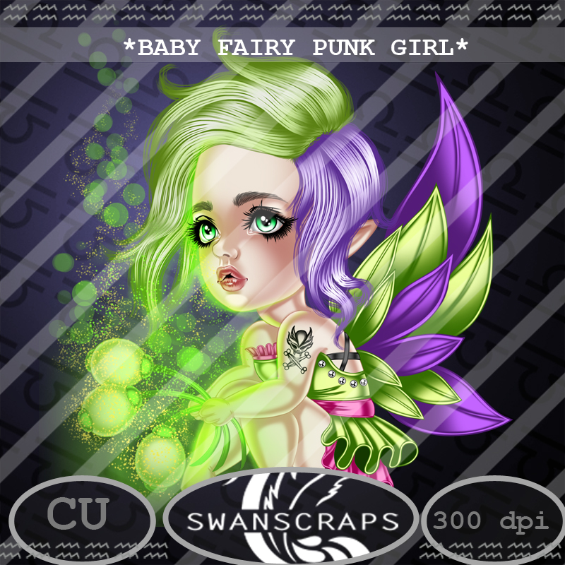 (image for) Baby Fairy Punk Girl CU