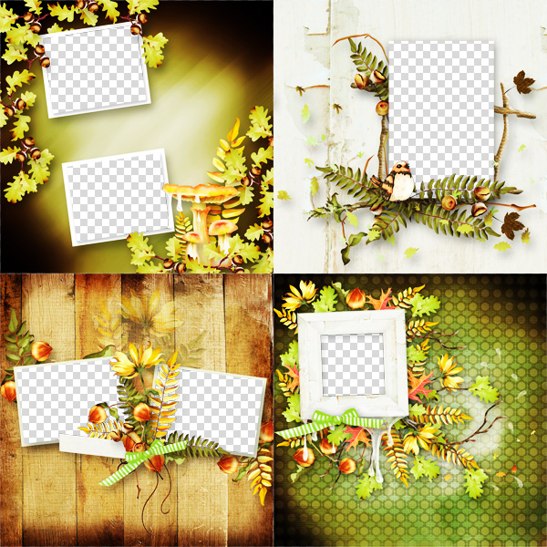 (image for) Autumn Whisper 4 QPs by Lemur Designs