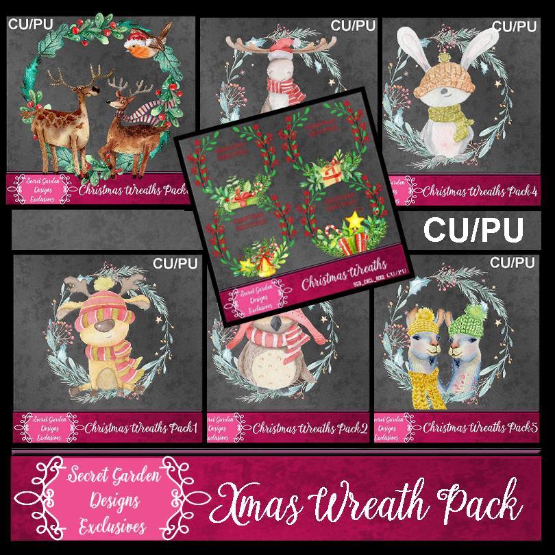 (image for) SGD Excl Christmas Wreaths Bundle pack