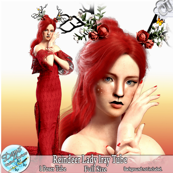 (image for) REINDEER LADY IRAY POSER TUBE CU - FS by Disyas