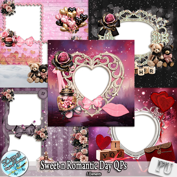 (image for) SWEET & ROMANTIC DAY QUICK PAGES - TS