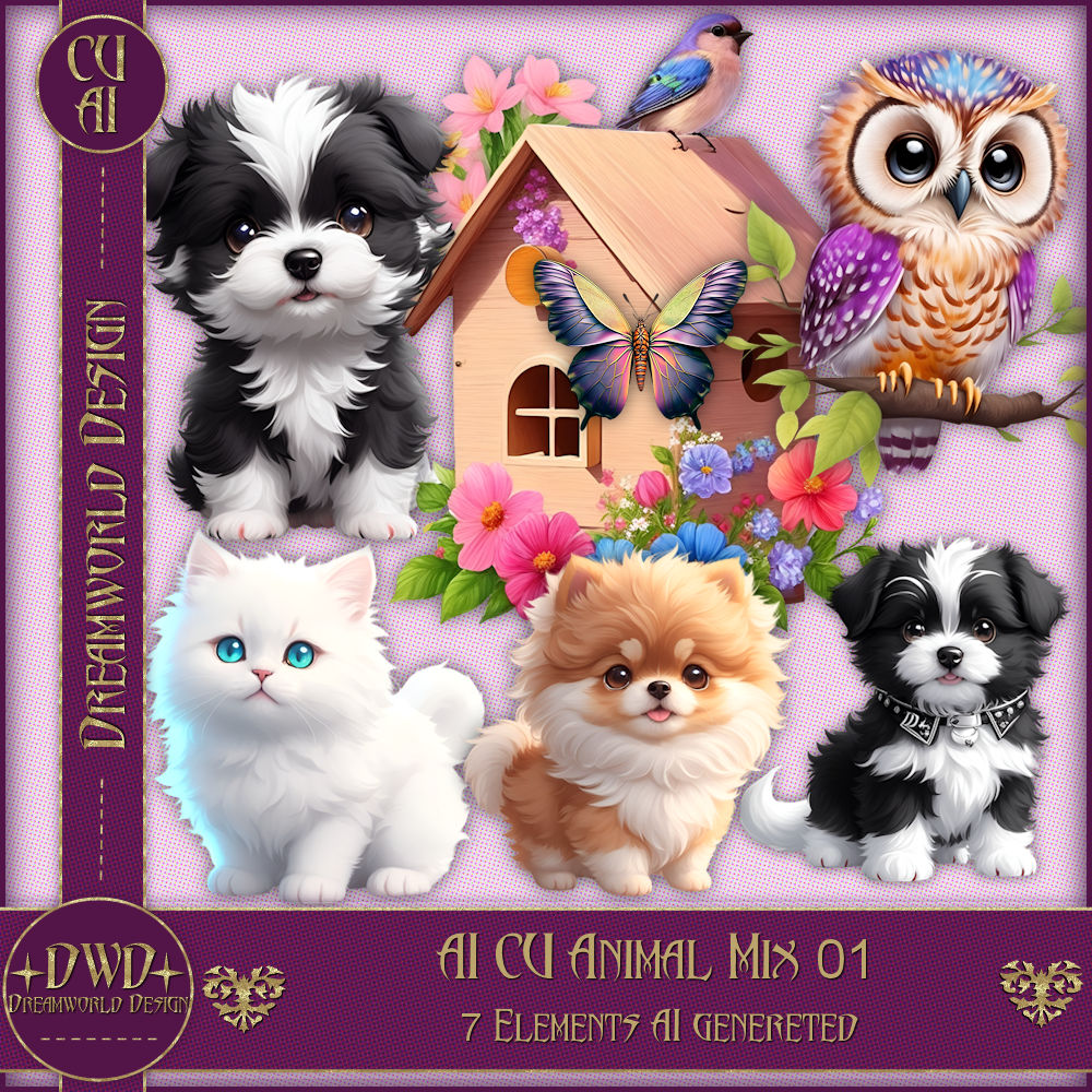 (image for) AI CU Animal Mix 01