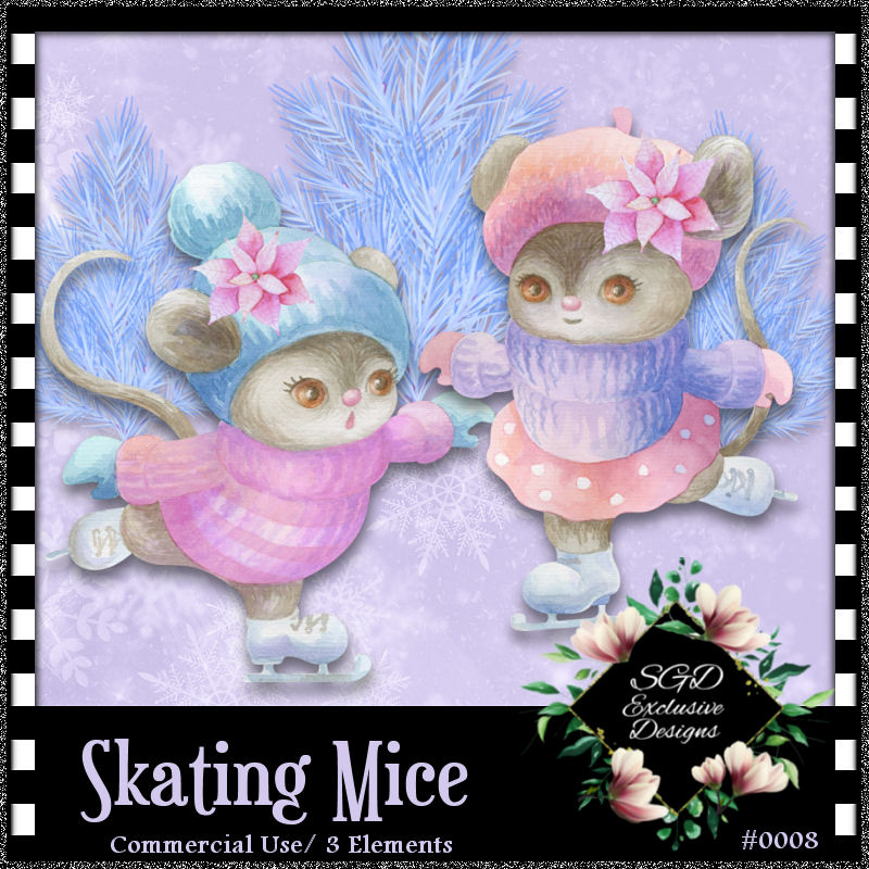 (image for) SGD Exclusive_Skating Mice CU #0008