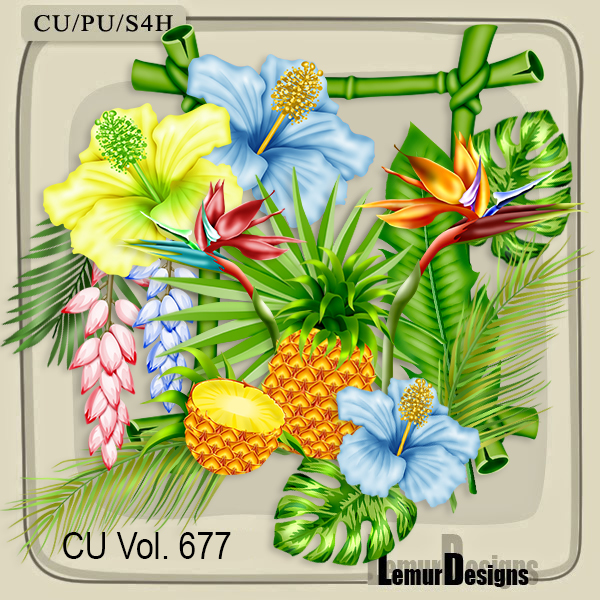 (image for) CU Vol. 677 Tropical Flowers