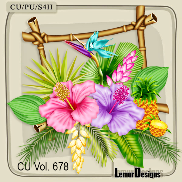 (image for) CU Vol. 678 Tropical Flowers