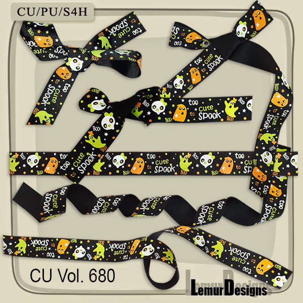 (image for) CU Vol. 680 Ribbons Halloween