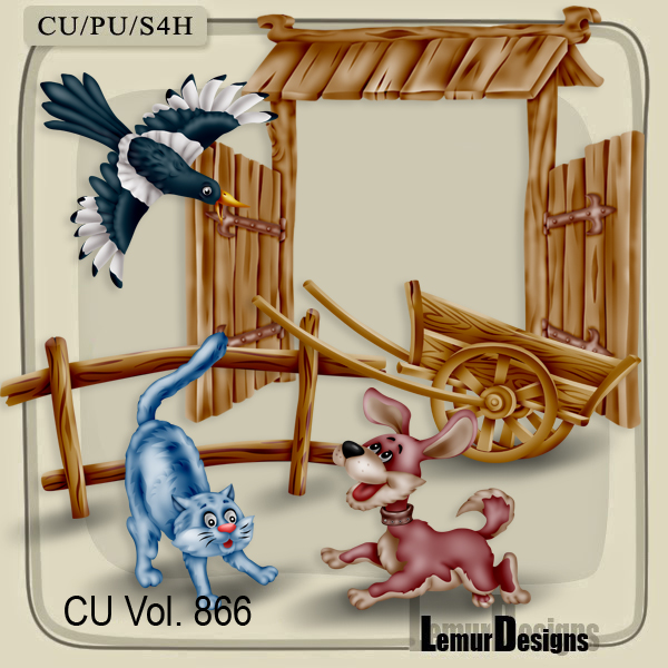 (image for) CU Vol. 866 Animals by Lemur Designs