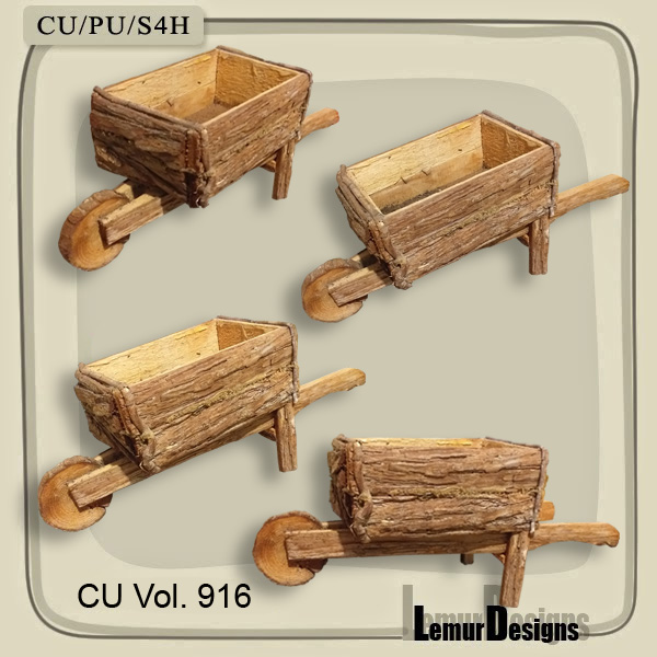 (image for) CU Vol. 916 Wheelbarrow by Lemur Designs